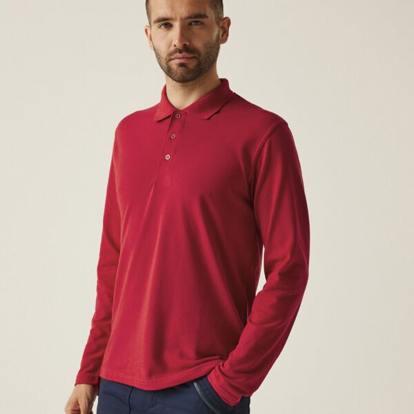 Regatta Professional Pro 65/35 long sleeve polo RG615 Pro 65/35 long sleeve polo Thumbnail