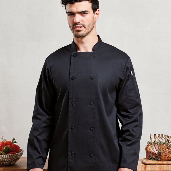Premier Chef's Coolchecker® long sleeve jacket PR903 Chef's Coolchecker® long sleeve jacket Thumbnail
