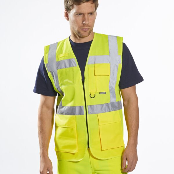 Portwest Hi-vis executive vest (S476). PW924 Hi-vis executive vest (S476). Thumbnail