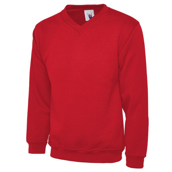 Uneek Childrens Classic V-Neck Sweatshirt UC206 Childrens Classic V-Neck Sweatshirt Thumbnail