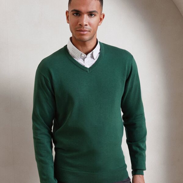 Premier V-neck knitted sweater. PR694 V-neck knitted sweater. Thumbnail