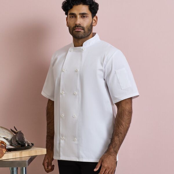 Short sleeved chef’s jacket Thumbnail