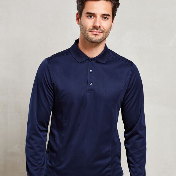 Premier Long sleeve Coolchecker® piqué polo EPR617 Long sleeve Coolchecker® piqué polo Thumbnail