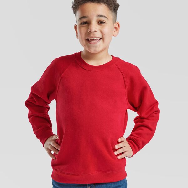 Fruit of the Loom KIDS classic raglan sweatshirt SS271 KIDS classic raglan sweatshirt Thumbnail
