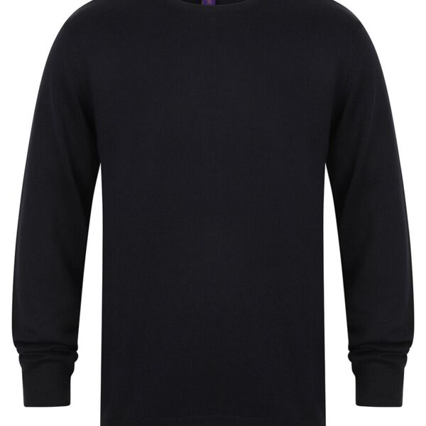 Henbury CREW neck jumper. HB725 CREW neck jumper. Thumbnail